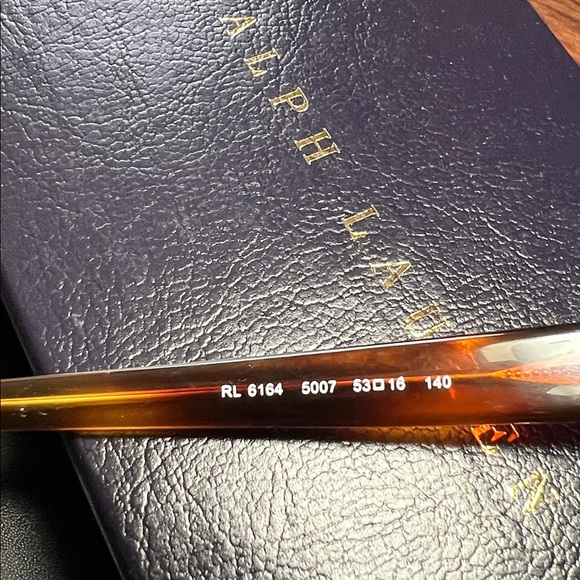 NWT Ralph Lauren Tortoise Shell Glasses Clear Lens - Picture 3 of 8